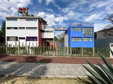 casa Diego Rivera y Frida Kahlo, Juan O'Gorman 1932
